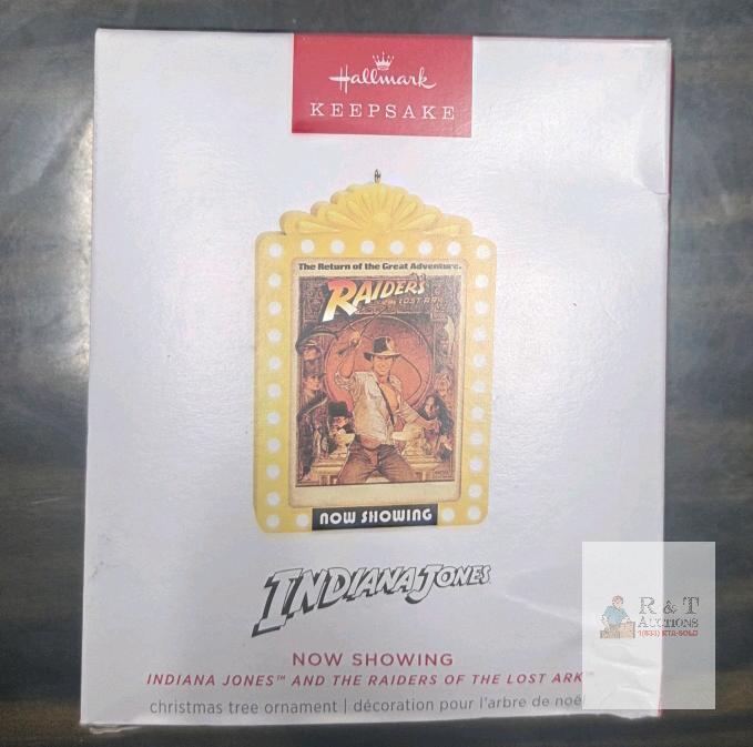 Hallmark Keepsake Indiana Jones Raiders of the Lost Ark Ornament QXI8935 2022 Lights Up Boxed