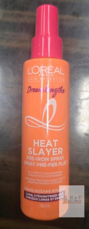 L'Or&eacute;al Paris Dream Lengths Heat Slayer Pre-Iron Spray, 130 mL, Hair Heat Protection,