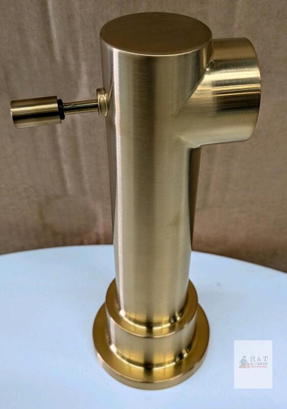 NEW Moen 172656BG Tub Spout, Brushed Gold, Metal, Pull-Up Diverter, Slip Fit, Wall Mount
