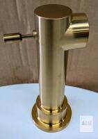 NEW Moen 172656BG Tub Spout, Brushed Gold, Metal, Pull-Up Diverter, Slip Fit, Wall Mount