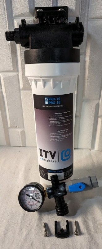 New ITV PRO-10 Single System Water Filter for Ice Machines.
