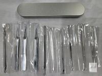 New - 10pc. Dental Tools / Crafting/Hobby Tools w/Case