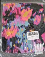 KISSMODA Women's Flowy Abstract Print Short Sleeve T-Shirt, 2XL,