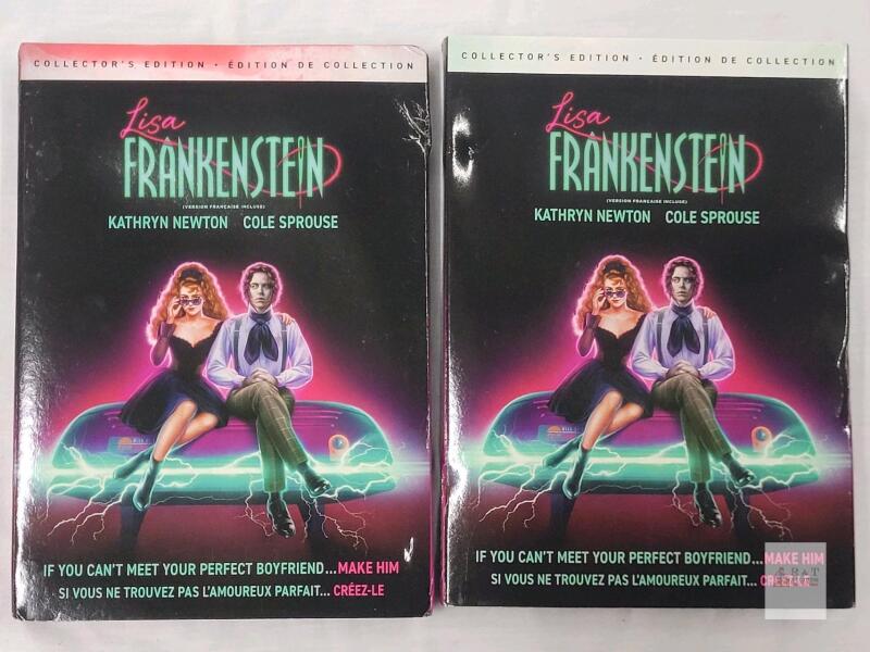 2 NEW Lisa Frankenstein Collector&rsquo;s Edition Blu-ray, 2024, 101 min, Region A, English/French Audio