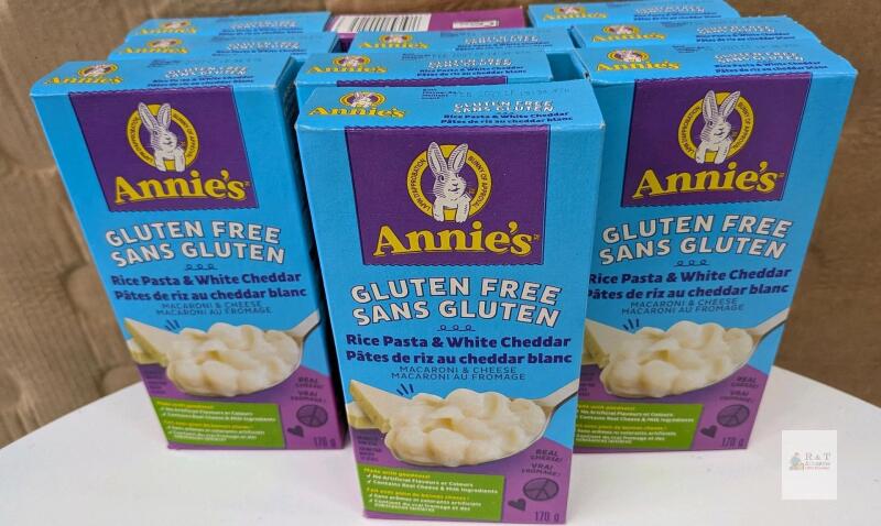FEB 2027 Annie's Gluten Free Rice Pasta & White Cheddar Macaroni & Cheese, 6 oz (170g),