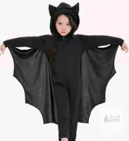 New - Unisex Bat Kids Animal Fancy Dress Costume Uniforms . Size kids medium - height 115 - 130cm