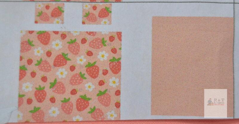 NEW Rvciby CK005-F-Q Queen Bedding Set &ndash; Strawberry Print, Cotton-Polyester Blend, Zipper Closure