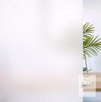 New - 3-Rolls Coavas Window Films for Privacy Frosted Static Cling Non Adhesive - 17.5"&times;78"