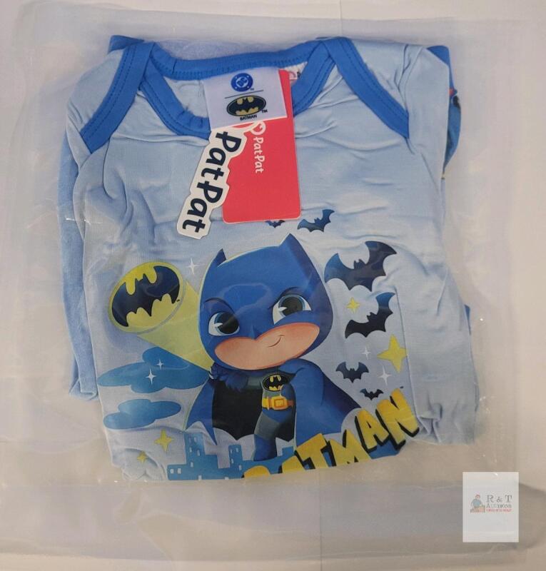 New - Baby 0-3M BATMAN PJs