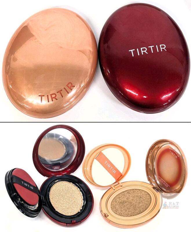 TIRTIR Mask Fit Cushion Foundation Compacts - Red and Peach