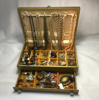 Vintage Jewelry Box Full of Treasures