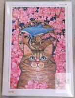 New Pintoo Jigsaw Puzzles 600 Piece for Adults - Cotton Lion - The Whimsical World of Sakura Cat Beautiful Plastic Puzzle for Home Decor Zero Dust Easy Storage [H2786]