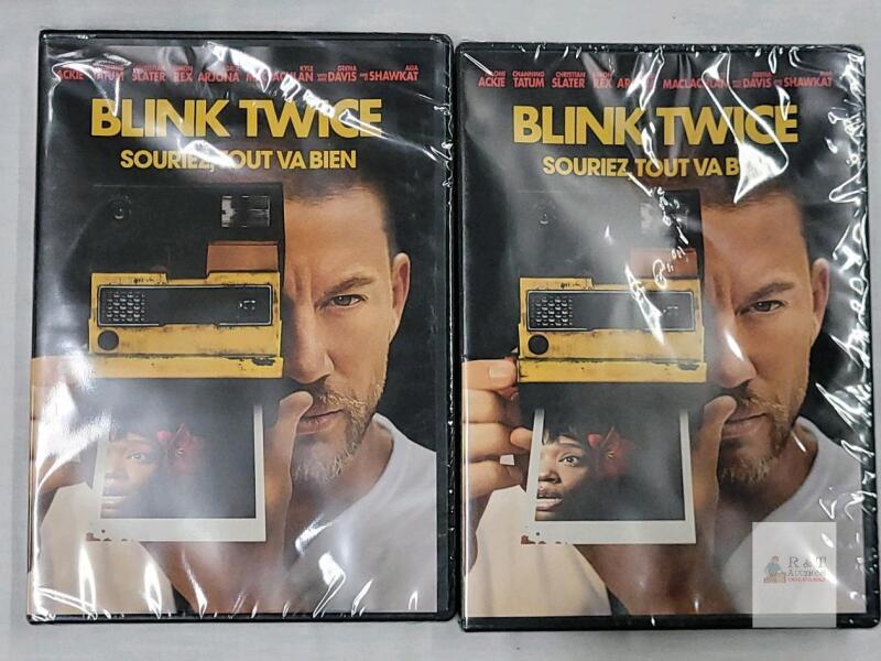 2 NEW Blink Twice DVD &ndash; Thriller/Mystery, 2024, Sealed