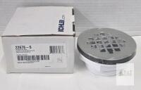 NEW Kohler 22676-S PVC Shower Drain, Polished Stainless Steel Grate, 3-3/16" Diameter