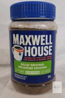 NEW Maxwell House Decaf Original Instant Coffee 150g Medium Roast, Sealed, Best By 2026, Canada Label