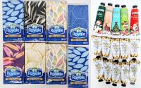 8 New 10-Packs Royale Facial Tissues, 5 Miyueleni Holiday Hand Creams & 10 Happy Moments Praise God Hand Creams