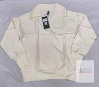 NEW LARGE PrinStory 6030# Ivory Knit Pullover Sweater,