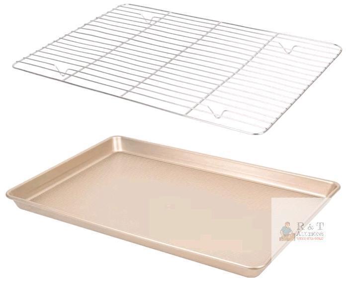 New - Tikuns Nonstick Baking Sheet Pan Set . Measures 17.5"&times;11"