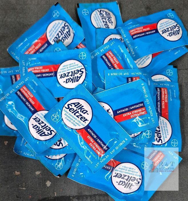 Alka-Seltzer Extra Strength Antacid, 24 packets, Exp September 2028, Lot X20LDA, Sealed