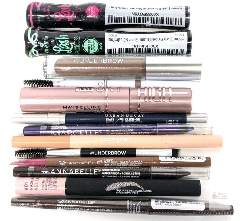 Assorted Eye & Eyebrow Makeup Maybelline, Marcelle, Annabelle, Wunderbrow ++