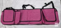 New 38" Car Seat Back Organizer, 6-Pocket, Universal Fit with Bottle Holders