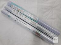 New - 3-Rolls Coavas Window Films for Privacy Frosted Static Cling Non Adhesive - 17.5"&times;78"