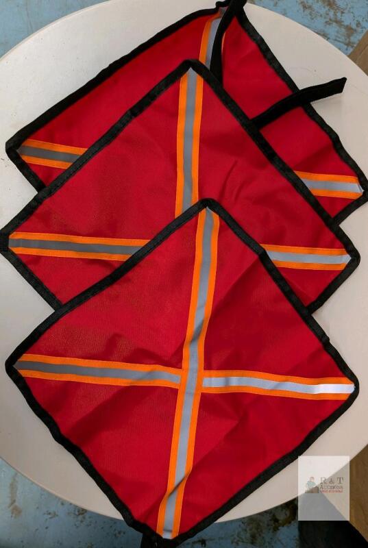New BOXOB 3pcs Kayak Flags, 11.8x11.8in