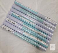 New - 8-Rolls Coavas Window Films for Privacy Frosted Static Cling Non Adhesive - 17.5"&times;78"
