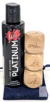 [Adults Only] WET Pure Silicone Platinum Luxury Non-Sticky Lubricant 89ml & 3 New 6-Sided Couple Dating Sexytimes Position Randomizer Dice
