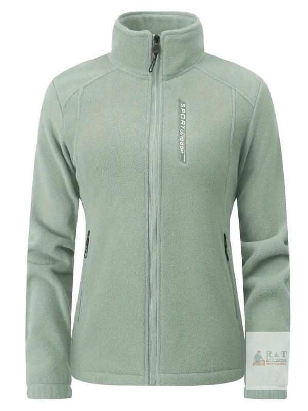 New Size XL Women's Full-Zip Fleece Sweatshirt