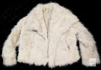 New Size XS Women's Oversized Super Shaggy Faux Fur Cropped Jacket (Has 2 Hidden Button Clasps)