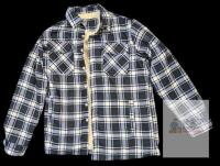 New Size Med/LG Women's Faux Fur Lined Plaid Long Sleeve Overshirt