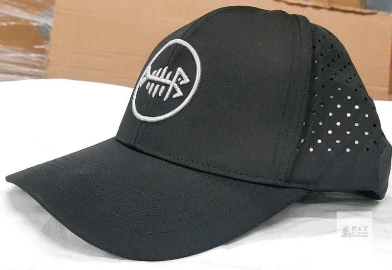 NEW Bassdash FH14 Water-Resistant Baseball Cap, Black, Adjustable Snapback, UPF 50+