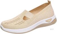 New Size 40 EU (9W) Women's Lighweight Breathable Mesh Slip-On Sneakers, Slip Resistant Work Shoes