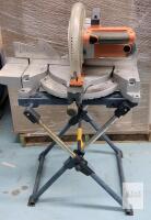 Ridgid 10" Dual Bevel Compound Miter Saw w/Folding Base . Tested Working