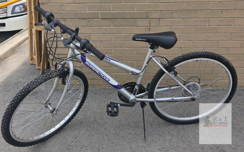 Supercycle SC1800 Mountain Bike, 18-Speed, High-Tensile Steel Frame- 17" bike size 25" diameter wheel