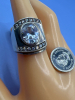 925 Sterling Bezel Set CZ size 10 Ring - 6