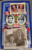 Royal Wedding 1981 Charles & Diana Tea Towel, 1939 King & Queen Print, Elizabeth & Philip Print