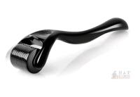 NEW Wasali Derma Roller X002-FDMP3R, 540 Stainless Steel Needles, 0.25mm, Face/Beard/Hair/Scalp, Black