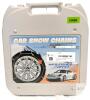 New [ HN90 ] Set of 2 Snow-Chains Auto Fixing 1 Min Quick Fit Easy Installation Tire-Chains, Portable Reusable Universal Emergency Tire Traction Chain for Passenger Car, Pickup Trucks and SUV - 2