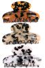 New 3PCS Hair Claw Acrylic Fashion Creative Non-Slip Jaw Clip Hair Clamp for Ladies