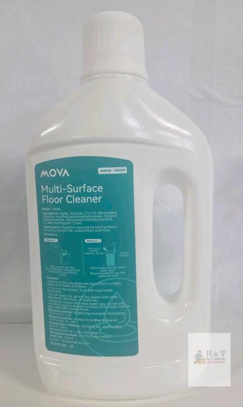 NEW MOVA AWH6-1000M Multi-Surface Floor Cleaner 33.8 fl oz, UPC 5000676190612, Exp. 09-12-2028