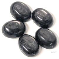 5pc New Polishes Oval HYPERSTHENE Stone Cabochons, Approx 0.35" Long Each