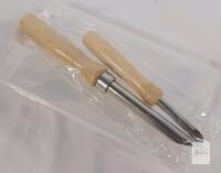 New - 2pc. Plastic Cup Lid Hole Puncher for Straws .