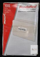 Pendaflex 61711S Interior File Folders, Legal Size, Ivory, 100/Box Package damaged but product is unaffected