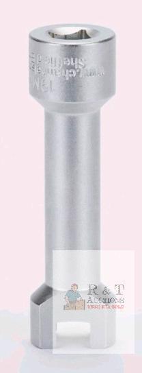 Dawson CSM12E 3/4" (19mm) Slotted Deep Channel Impact Socket, 1/2" Drive, 4-1/4" Length