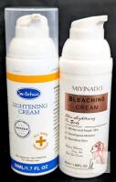 Smileface Lightening Cream 50ml & Miyinado Bleaching Cream 50ml Skin Whitening, MFG 2025, EXP 2028 Note: Online returns. Volumes may be lower than listed