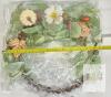 TEMPUS 16" Artificial Fall Wreath with Wooden Beads and Faux Botanicals - 2
