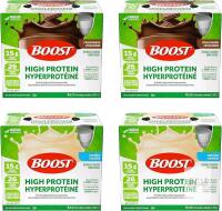 New BOOST 15g Protein Meal Replacement Drink, Chocolate and Vanilla Variety Pack, 6x237ml, Case Pack of 4, exp 2026/OC/14