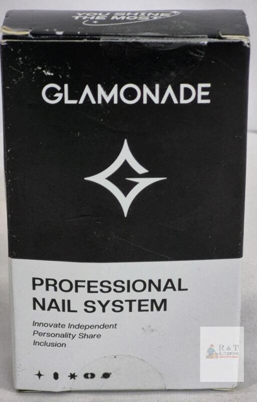 GLAMONADE Professional Nail System Top Coat, Clear, 0.33 fl oz, Batch QWM0011251
